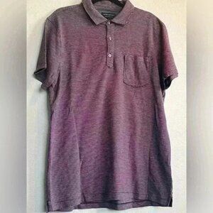 Banana Republic wicking pique Polo shirt with front pocket size Large